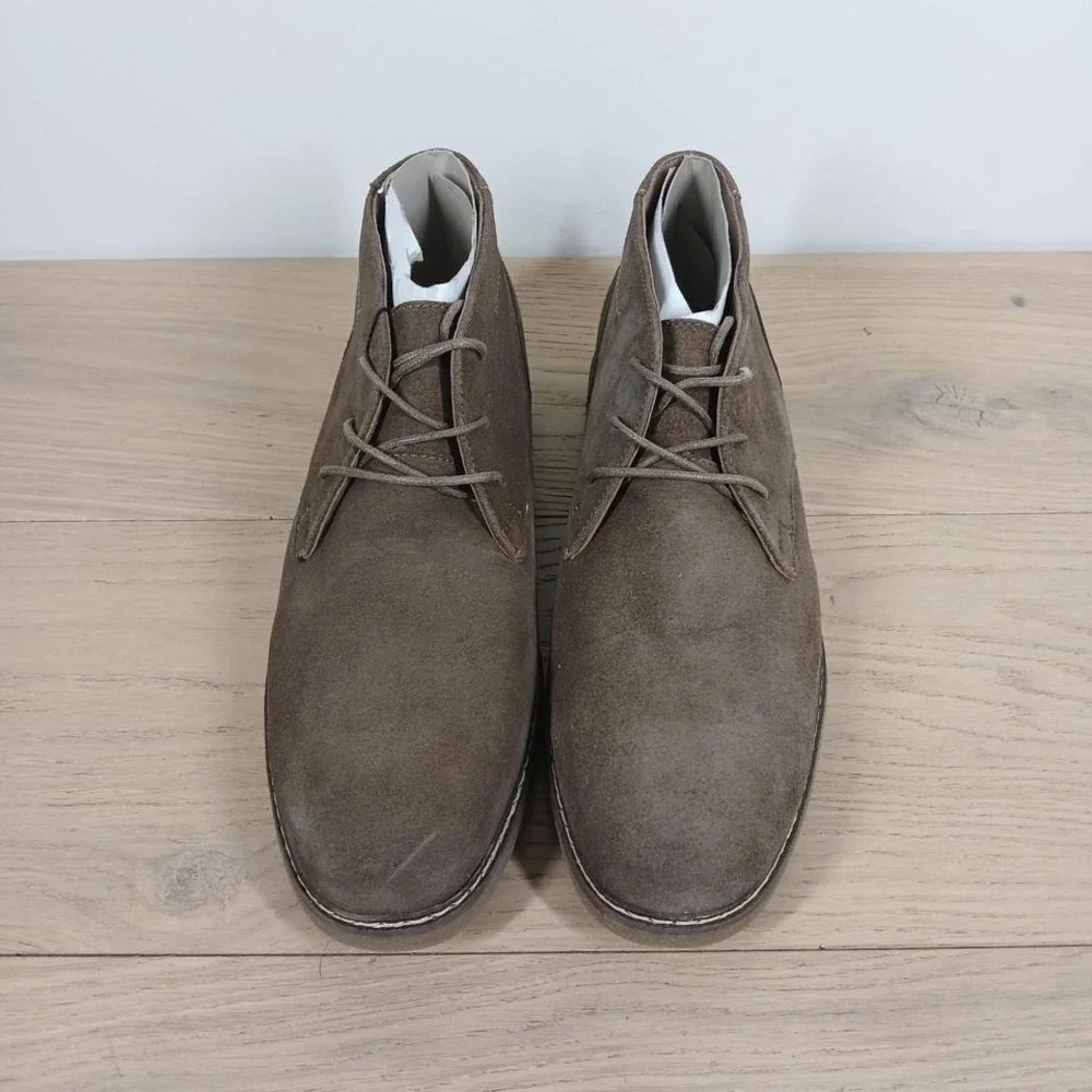 Sonoma Goods For Life Boot Men 10 Wide Brown Suede Chukka Lace Up Streetwear